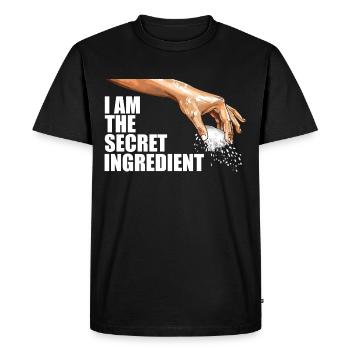 I am the secret ingredient - T-shirt Premium bio Homme - noir - Devant - Nico (187cm)