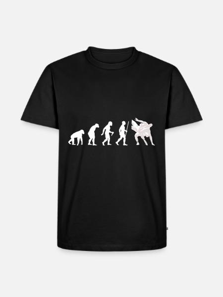 Ringen, Ringer - Männer Premium Bio T-Shirt - Schwarz