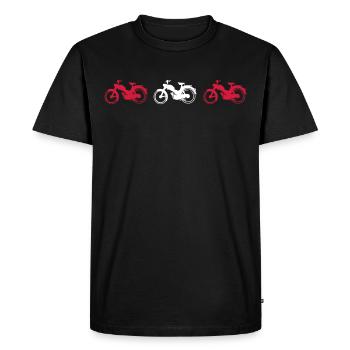 Cyclomoteur Vintage MV50 - T-shirt Premium bio Homme - noir - Devant - Nico (187cm)