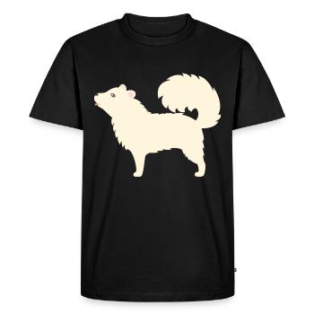 Samoyed - Men's Premium Organic T-Shirt - black - Front - Nico (187cm)