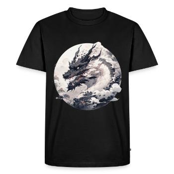 Mecha Animal Tiger Wolf Fox Dino Bear Cyborg - Men's Premium Organic T-Shirt - black - Front - Nico (187cm)