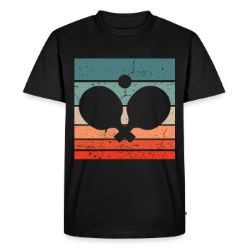 Table Tennis Ping Pong - T-shirt Premium bio Homme - noir - Devant - Nico (187cm)