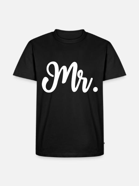 Mr. Calligraphy Men - Men's Premium Organic T-Shirt - black