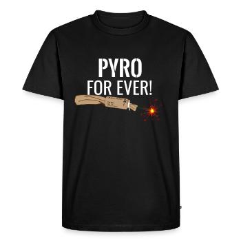 Feux d'artifice Pyro For Ever Trueno - T-shirt Premium bio Homme - noir - Devant - Nico (187cm)