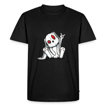 bunny metal - T-shirt Premium bio Homme - noir - Devant - Nico (187cm)