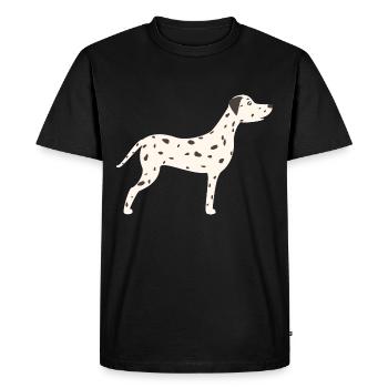 dalmatien - T-shirt Premium bio Homme - noir - Devant - Nico (187cm)
