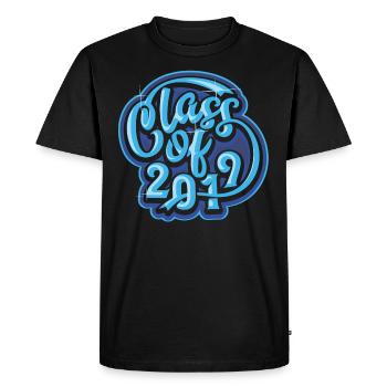 Graduation in 2019 - Men's Premium Organic T-Shirt - black - Front - Nico (187cm)