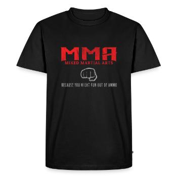 Arts martiaux mixtes - T-shirt Premium bio Homme - noir - Devant - Nico (187cm)