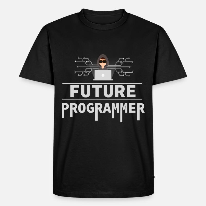 Programmierer Coder Software Entwickler - Männer Premium Bio T-Shirt - Schwarz