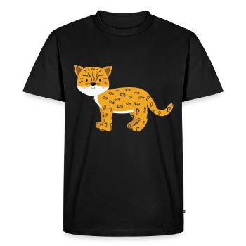 jaguar - Men's Premium Organic T-Shirt - black - Front - Nico (187cm)