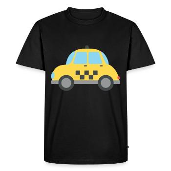 taxi - Men's Premium Organic T-Shirt - black - Front - Nico (187cm)
