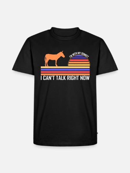 donkey - Men's Premium Organic T-Shirt - black
