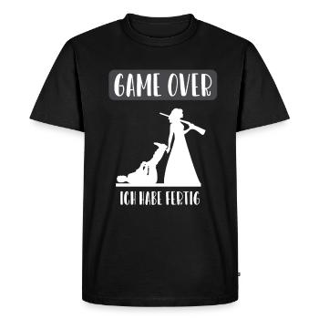 Jeu sur mariés enterrement de vie de garçon - T-shirt Premium bio Homme - noir - Devant - Nico (187cm)