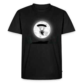 Paramoteur paramoteur Parachute de sports aériens - T-shirt Premium bio Homme - noir - Devant - Nico (187cm)