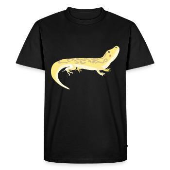 gecko - Men's Premium Organic T-Shirt - black - Front - Nico (187cm)