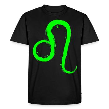 Löwe Leo Sternzeichen Design Symbol Grün Neu - T-shirt Premium bio Homme - noir - Devant - Nico (187cm)