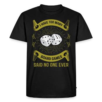 Cubes cubes - T-shirt Premium bio Homme - noir - Devant - Nico (187cm)