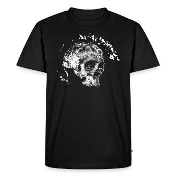 Tête de mort - T-shirt Premium bio Homme - noir - Devant - Nico (187cm)