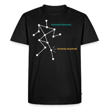 Ghost Hunt - Men's Premium Organic T-Shirt - black - Front - Nico (187cm)