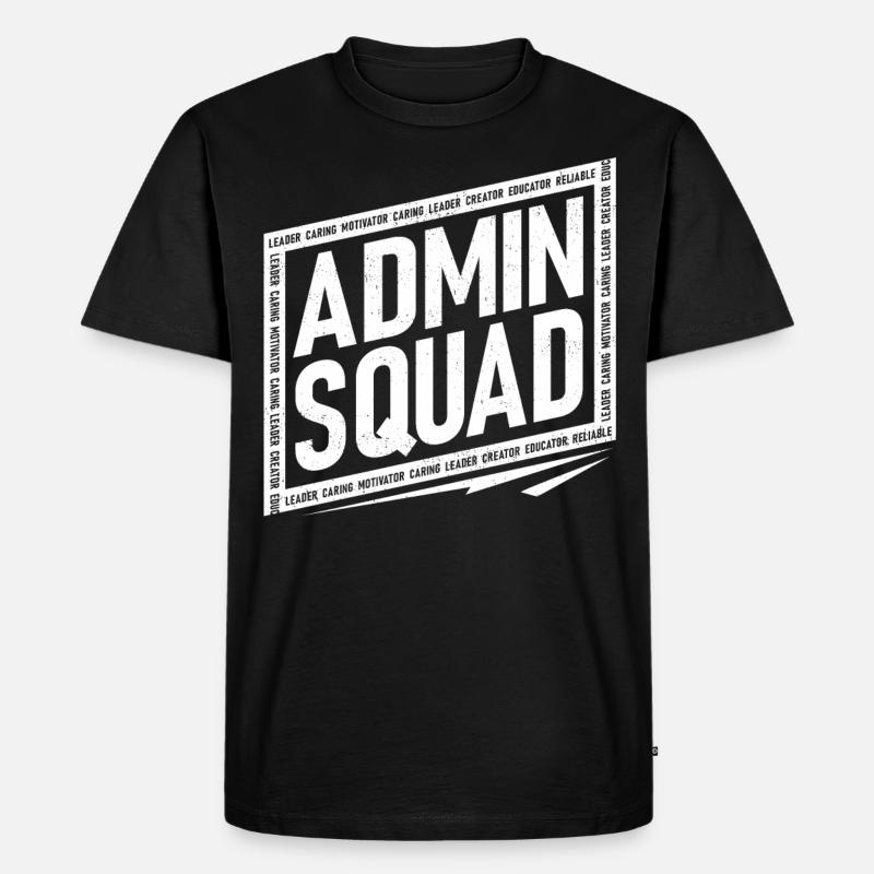 Stellvertretender Schulleiter, Administratorschule - Männer Premium Bio T-Shirt - Schwarz