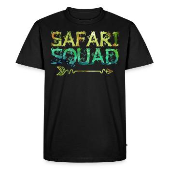 Safari squad, un safari - T-shirt Premium bio Homme - noir - Devant - Nico (187cm)