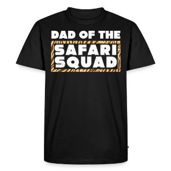 Père de la troupe Safari - T-shirt Premium bio Homme - noir - Devant - Nico (187cm)