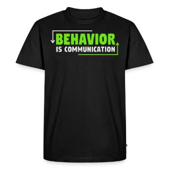 Collecting Data - Behavioral Analyst Therapists - Men's Premium Organic T-Shirt - black - Front - Nico (187cm)