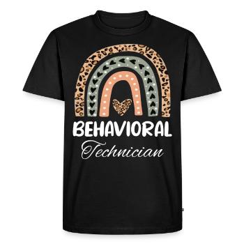 Enseignants du primaire - T-shirt Premium bio Homme - noir - Devant - Nico (187cm)