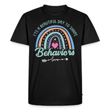 Enseignants du primaire - T-shirt Premium bio Homme - noir - Devant - Nico (187cm)