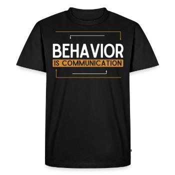 Collecting Data - Behavioral Analyst Therapists - Men's Premium Organic T-Shirt - black - Front - Nico (187cm)