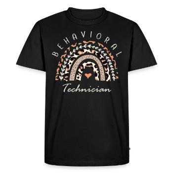 Enseignants du primaire - T-shirt Premium bio Homme - noir - Devant - Nico (187cm)