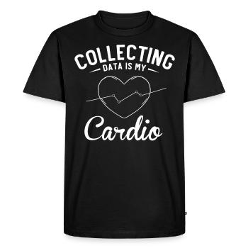 Collecting Data - Behavioral Analyst Therapists - Men's Premium Organic T-Shirt - black - Front - Nico (187cm)