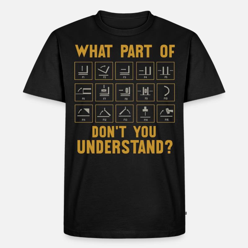Gabelstaplerbetreiber, Lagerarbeiter, Forkstacker - Männer Premium Bio T-Shirt - Schwarz