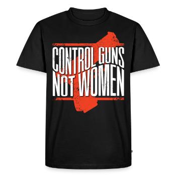 Contrôle des armes à feu, propriétaires d’armes à feu, amateurs d’armes à feu - T-shirt Premium bio Homme - noir - Devant - Nico (187cm)
