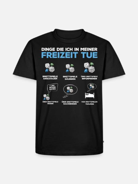Brettspiele, Brettspiel, Brettspiele Spielen - Männer Premium Bio T-Shirt - Schwarz