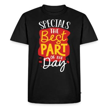 Spéciaux La meilleure partie de la journée, Special Ed - T-shirt Premium bio Homme - noir - Devant - Nico (187cm)