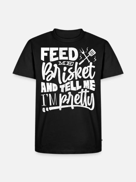 Brisketliebhaber, Briskets, BBQ - Men's Premium Organic T-Shirt - black