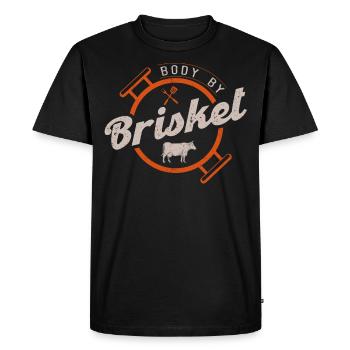 Smokoligist, BBQ, Grill, - T-shirt Premium bio Homme - noir - Devant - Nico (187cm)