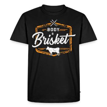 Smokoligist, BBQ, Grill, - T-shirt Premium bio Homme - noir - Devant - Nico (187cm)