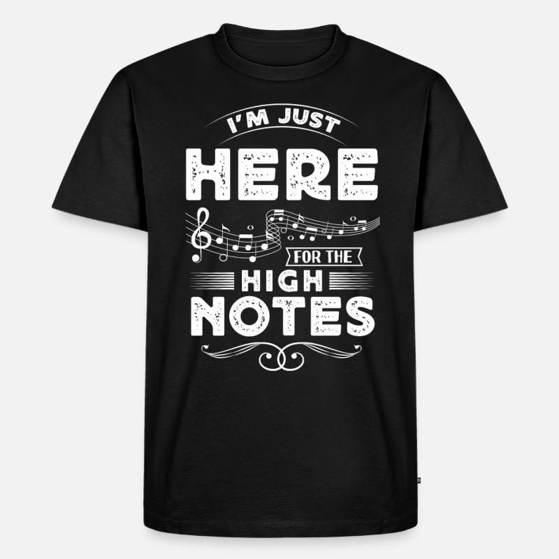 Opernsänger, Gesang, Opera - Männer Premium Bio T-Shirt - Schwarz