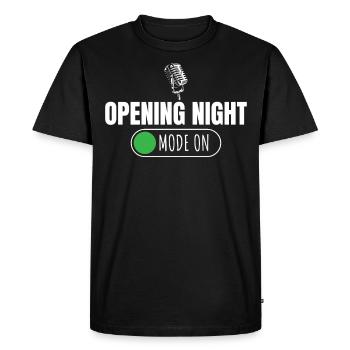 Chanteur d’opéra, voix, opéra - T-shirt Premium bio Homme - noir - Devant - Nico (187cm)