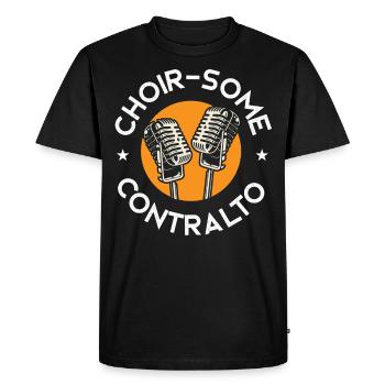 Chanteur d’opéra, voix, opéra - T-shirt Premium bio Homme - noir - Devant - Nico (187cm)