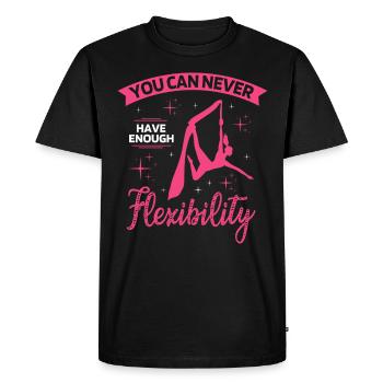 Gagnant de l’air. Soie aérienne - T-shirt Premium bio Homme - noir - Devant - Nico (187cm)