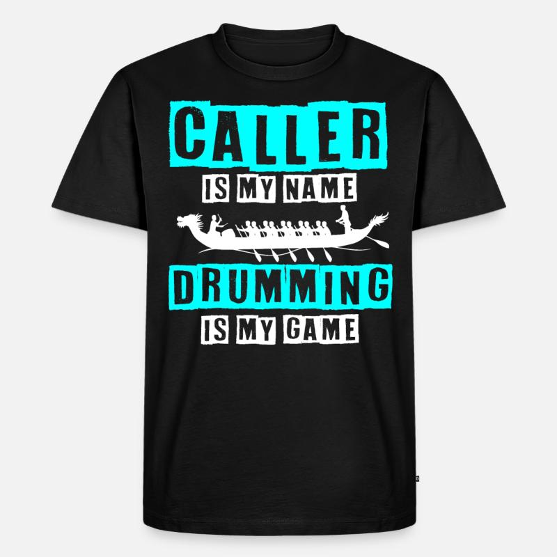 Drachenbootrennen, Drachenboote, Bleischlag - Männer Premium Bio T-Shirt - Schwarz