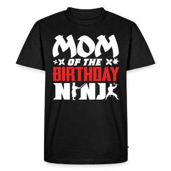 Anniversaire du Ninja, Ninja, - T-shirt Premium bio Homme - noir - Devant - Nico (187cm)