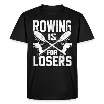 Course de bateaux-dragons, bateaux-dragons - T-shirt Premium bio Homme - noir - Devant - Nico (187cm)