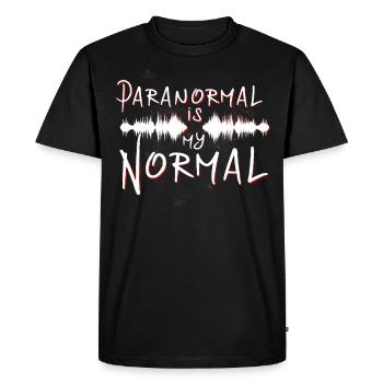 Ghost Hunter, EMF meter, thermal camera - Men's Premium Organic T-Shirt - black - Front - Nico (187cm)