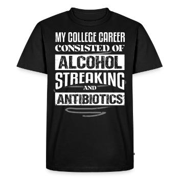 Microbiology, Chemistry Teacher, Microbiologist - Men's Premium Organic T-Shirt - black - Front - Nico (187cm)