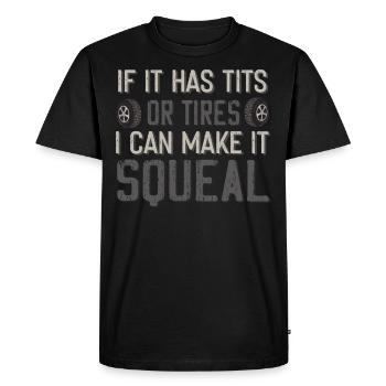 Car mechanic, mechanic, car mechanic - Men's Premium Organic T-Shirt - black - Front - Nico (187cm)