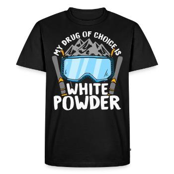 Snowboarders, snowboarders - T-shirt Premium bio Homme - noir - Devant - Nico (187cm)